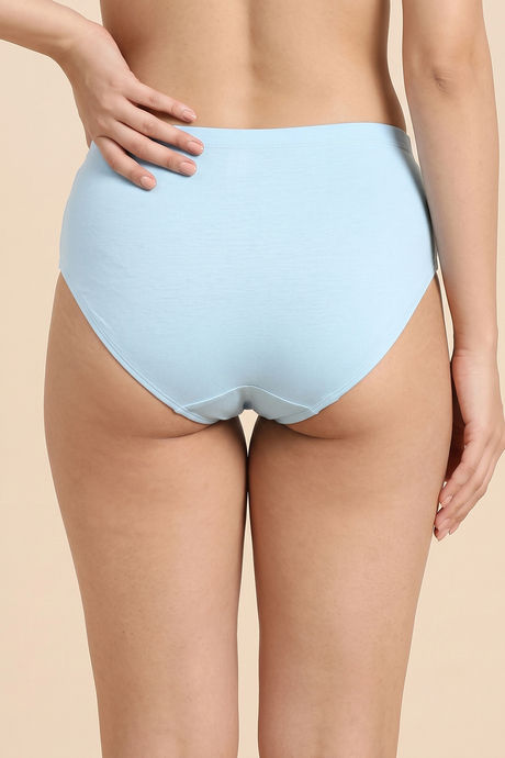 Zivame Medium Rise Full Coverage Hipster Panty (Pack of 3) - Multicolor — image 3